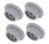 POPETPOP 4pcs Dishwasher Roller Wheels Plastic Lower Rack Wheels for Dishwasher Replacement Fit Use in Built Lower Basket