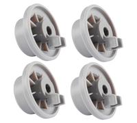 POPETPOP 4pcs Dishwasher Wheels for Lower Rack Compatible Replacement Roller for Dish Rack Repair Kit
