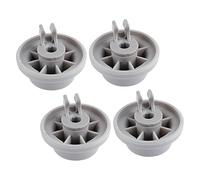 POPETPOP 4pcs Dishwasher Wheels Lower Rack Replacement Roller for Dish Rack Compatible Appliance Wheels Dishwasher Parts