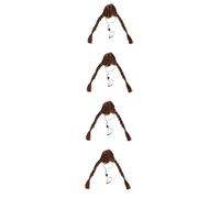 POPETPOP 4pcs Dog Wig Pet Headpiece Grooming Accessory for Dogs Cats Halloween Costume Accessory