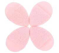 POPETPOP 4pcs Face Cleansing Pads Makeup Removal Washing Face Sponges Reusable Scrubber Pad for Facial Cleaning Supply Use in Bathroom