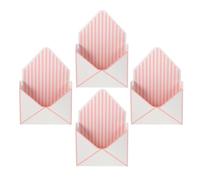 POPETPOP 4pcs Floral Envelope Boxes Small Empty Paper Flower Bouquet Envelope Boxes for Arrangements Present Packaging Wedding Party
