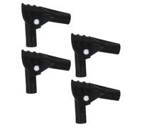 POPETPOP 4pcs Foldable Tent Pole Connectors Plastic Joint Repair Parts for Tent and Canopy with Universal Compatibility and Portable Design, for On-the-go Repairs during Outdoor Adventures