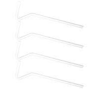 POPETPOP 4Pcs Glass Cell Spreader Rods with Smooth Surface for Laboratory Microbiology and Biochemistry Spreading Tasks Including Petri Dish Use