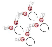POPETPOP 4pcs Halloween Eyeball Headband for Adults with Elastic Band, Lifelike Spooky Eyeball Design, for Masquerade and Trick or Treat Nights Costume Accessory