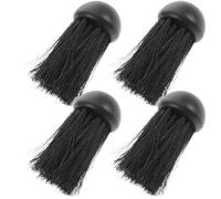 POPETPOP 4pcs Heavy-Duty Fireplace Cleaning Brushes Set for Wood Fireplaces Indoor Ash Removal Tool with Handheld Broom for Home Heating Maintenance
