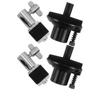 POPETPOP 4pcs Hi Hat Clutch for Drum Kit with Zinc Alloy and Felt Materials, Prevents Sticking and Maintains Firm Engagement, Suitable for Jazz Drum and Hi Hat Hardware in Live Performance