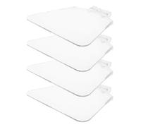 POPETPOP 4pcs Inch Bench Grinder Eye Shield Plastic Replacement Guard | Electric Tools, Lightweight Debris Barrier, Easy Install, Old Broken Part Replacement