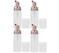 POPETPOP 4pcs Ml Foaming Bubble Bottle for Travel and Home Decoration, Easy to Squeeze Pet Material, round Shape, Practical and Elegant Pressing Foaming Container