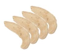 POPETPOP 4pcs Natural Loofah Dish Scrubber Sponges 20-35cm Kitchen Cleaning Sponge Set for Dishwashing and Bathroom Use, Eco-Friendly Loofah Scrubbers for Household Cleaning