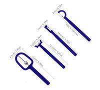 POPETPOP 4pcs Oral Muscle Exercise Device Tongue Tip Training Set for Adults and Stainless Steel Plastic Tongue Lateralization Elevation Tool Speech Therapy Enhancer for Clearer