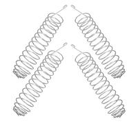 POPETPOP 4pcs Outdoor Squirrel Feeder Corn Cob Holder, Silver Metal Bird Food Skewer for Backyard Wildlife, Small Animal Feeding Supplies