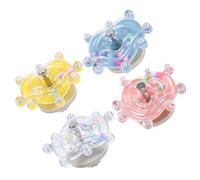 POPETPOP 4Pcs Parrot Rotating Spinner for Budgies and Cockatiels with Sturdy Chew-Friendly Design and Interactive Bird Cage Entertainment