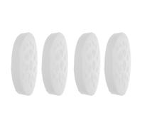 POPETPOP 4pcs Pebble Silicone Mould, Irregular Stone Resin Mold, White Silicone, for Creative Activity and Weddings