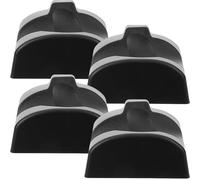 POPETPOP 4Pcs Portable 12-Hole Ocarina Stand Resin Base Musical Instrument Holder Black Desk Storage Rack Accessory for Folk Wind Instruments