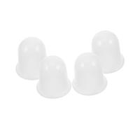 POPETPOP 4Pcs Portable Silicone Cupping Massage Device Transparent Vacuum Cups for Therapy Easy Operation for Home Use Versatile Massage Tool for Comprehensive Care