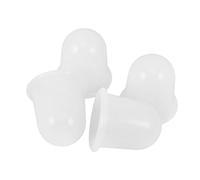 POPETPOP 4pcs Portable Vacuum Cupping Silicone Massage Cups Soft Transparent Cupping Device for Home Use Muscle Relief and Fatigue Alleviation