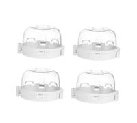 POPETPOP 4pcs Proof Stove Knob Covers Gas Cooker Protection Lock Safety Guard Kitchen Stove Knob Protector for Oven and Gas Hob