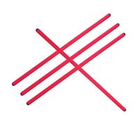 POPETPOP 4pcs Red Flexible Cane Holder Bracket 43x1.3cm for Wheelchair Walker Table Mount, Walking Stick Support Rack for Mobility Scooter Accessories, Red