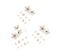 POPETPOP 4pcs Sakura Tree Fretboard Stickers for Guitar and Ukulele, Self-adhesive Musical Instrument Decals, Custom Inlay Petal Design for Acoustic and Bass Panel Decoration