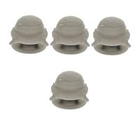 POPETPOP 4pcs Silicone Puppy Milk Feeder Nipples for Multiple Puppies and Portable Feeding Bowl for Kittens and Pets Nursing