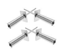 POPETPOP 4pcs Spring Ground Nail Soccer Flagpole Holder Ground Stake for Football Training Portable and Versatile for Essential Equipment for and Players