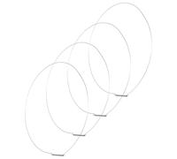 POPETPOP 4Pcs Stainless Steel Washer Door Seal Retaining Rings, Spring Clamps for Front Load Washing Machine, Replacement Parts for Domestic Appliance Maintenance