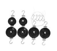 POPETPOP 4Pcs Student Pulley Physics Experiments Dual Single Pulley Blocks Education Tool for Mechanical Physics Friction Reducing Materials for Smooth Operation