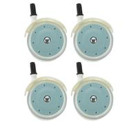 POPETPOP 4pcs Walker Spare Wheels Replacement, Mint Green Sturdy Stroller Casters with Silent, Wear-Resistant Universal Fit for Strollers and Pushchairs
