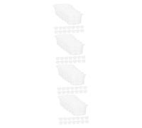 POPETPOP 4sets Reptile Food Bowls Wear-resistant Sturdy Compact Reptile Dishes for Tank Supply 20pcs*4