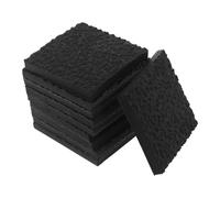 POPETPOP 5 Pairs Black High Heel Patch 60mm X 60mm X 6.5mm Non-Slip Shoe Sole Protector Pads Anti-Skid Heel Grips and Silent Wear