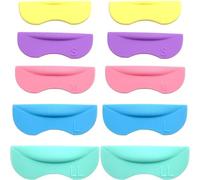 POPETPOP 5 Pairs Reusable Silicone Eyelash Perming Pads Lash Lift Rods Eyelash Perming Accessories for Professional and Salon Use