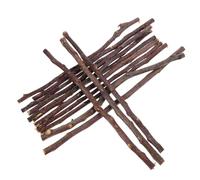 POPETPOP 50 Pieces Natural Birch Wood Stems Dry Tree Branches 20cm Thin Brown Craft Twigs for DIY Handmade Decorations Wedding Party Home Arts and Crafts