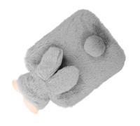 POPETPOP 500ml Cute Rabbit Plush Hot Water Bottle with Soft Cover, Multifunctional and Resistant to Wear and Tear, for Winter Season Hand and Belly Warmth