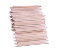 POPETPOP 500pcs Wooden Waxing Sticks Double-Ended Cuticle Pushers Multi-Functional Wood Nail Sticks for Manicure Pedicure Beauty Treatments and Wax Applicator Use