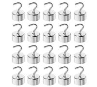 POPETPOP 50pcs 5g Chromium-plated Slotted Lab Weights with Hooks, Physics Educational Mass Set for Science Experiments and Teaching Equipment
