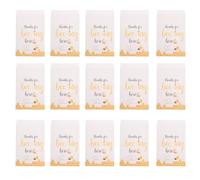 POPETPOP 50pcs Bee Present Paper Bags with Cute Bee Motif, Small Paper Gift Bags for Candy and Biscuits, Easy Assembly Multi-occasion Use for Events the Year and Holiday