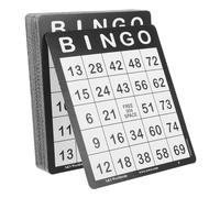 POPETPOP 50pcs Bingo Game Cards for Boy Girl Mother Day Bingo Game Card Travel-friendly Party Supplies Math Logic Skills for Family Gatherings Celebrations
