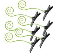 POPETPOP 50pcs Green Plastic Curly Grass Hair Clips and Little, Lightweight and Safe to Use Hair Accessories, for Costume and Creating Vivid, Lovely Hairstyles