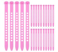 POPETPOP 50pcs Hair Perm Rods Pink Curling Bars for DIY Hair Making and Salon Use Pp Material Comfortable Hot and Cold Curl Perm Bars for Volume Styling Random Color