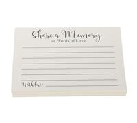 POPETPOP 50pcs Memorial Cards with Envelopes for Funeral and Religious Services, Small Life Celebration Message Cards for Church Offering and Remembrance