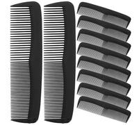 POPETPOP 50pcs Mini Portable Hair Combs Thickened Black Pp Detangling Tooth Combs for Wet Hair Travel Styling Tools for Women and Stylists