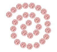 POPETPOP 50pcs Pink 6mm Volcanic Lava Rock Aromatherapy Essential Oil Diffuser Beads for Jewelry Making and Car Air Freshener Crafting