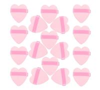 POPETPOP 50pcs Pink Loose Powder Applicators for Face Makeup with Comfortable Flocking Sponge Texture, Multi-functional Design, Cosmetic Tool for Daily Beauty and Foundation Application
