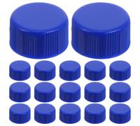 POPETPOP 50pcs Plastic Autosampler Bottle Caps with High Temperature Resistance and Excellent Sealing for Chromatographic Analyses and Liquid Chromatography Sample Bottles
