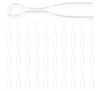 POPETPOP 50pcs Plastic Bobbin Thread Clips for Sewing Machine Bobbins and Thread Spools, Easy Installation and Reduce Skipped Stitches, for Home Organization and Sewing Enthusiasts
