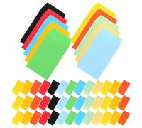 POPETPOP 50pcs Small Colored Money Envelopes 9x6cm Solid Invitation and Mailing Envelopes for Cash Saving and Letter Paper Cover Assorted Color Mini for Office and Personal Use