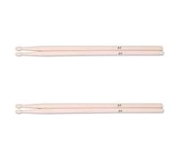 POPETPOP 5a Maple Wood Drumsticks 2 Pairs Pack - Sturdy Percussion Drumsticks for Beginners, Suitable for Jazz and Electric Drum Kits, Portable Musical Drum Sticks for Practice