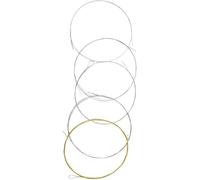 POPETPOP 5pcs Banjo Strings for Five-string Instruments Copper Alloy Material and Optical Coating, Strong Penetration and Rich Expressive Force, Banjo String Replacement for Musical