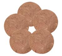 POPETPOP 5pcs Bird Nest Mat for Pigeons and Small Animals Comfortable Breathable Coconut Fiber Pads Suitable for Home Pet Rest and Breeding Supplies